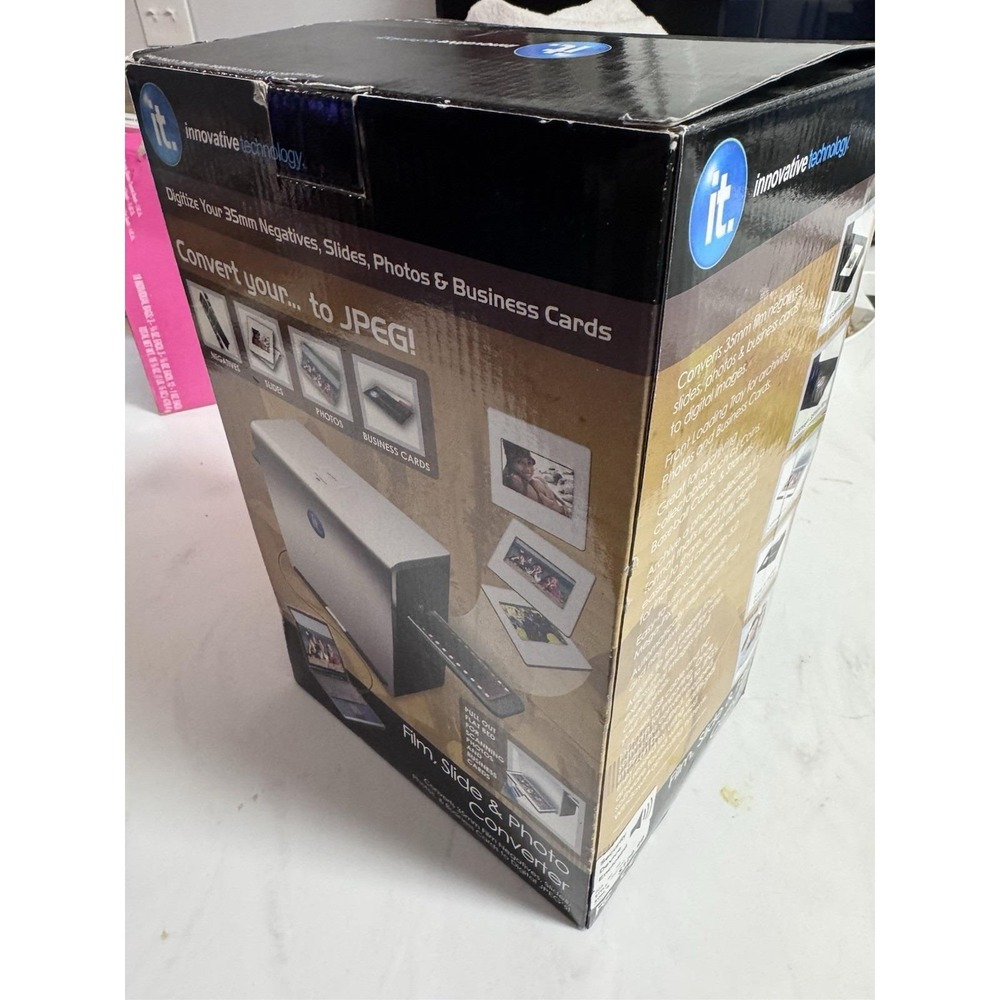 Innovative Technology ITNS-500 Film & 35mm Slide Converter Scanner New, Open Box - Picture 8 of 10
